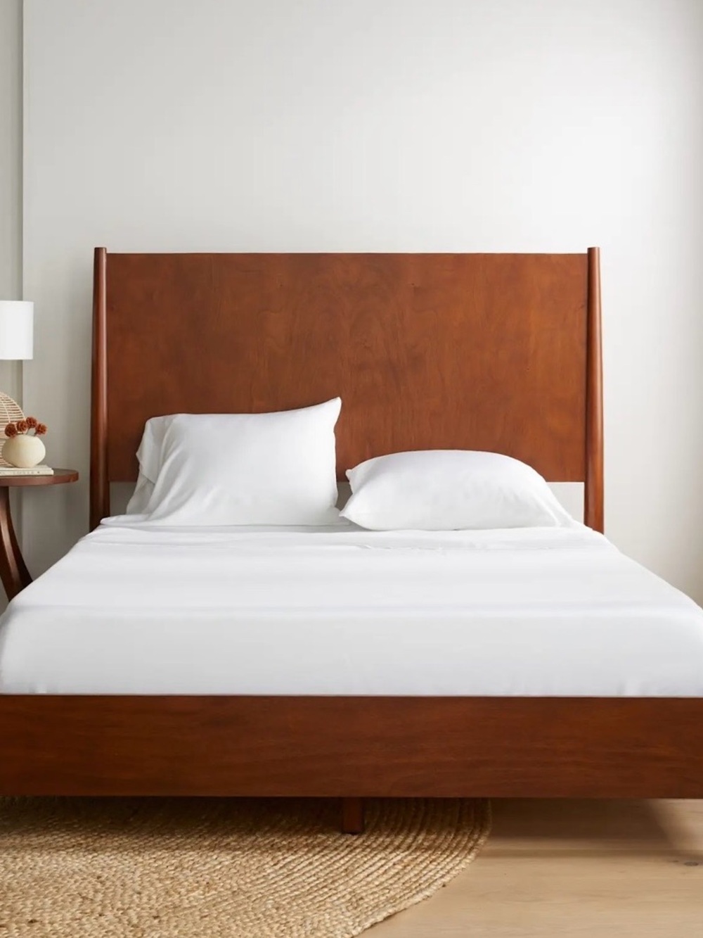 NWT Quince Organic Bamboo 4 Piece Sheet Set, Cal King (White)